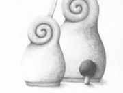 何らかの植物 201506 長い柄の刷毛 [2015]